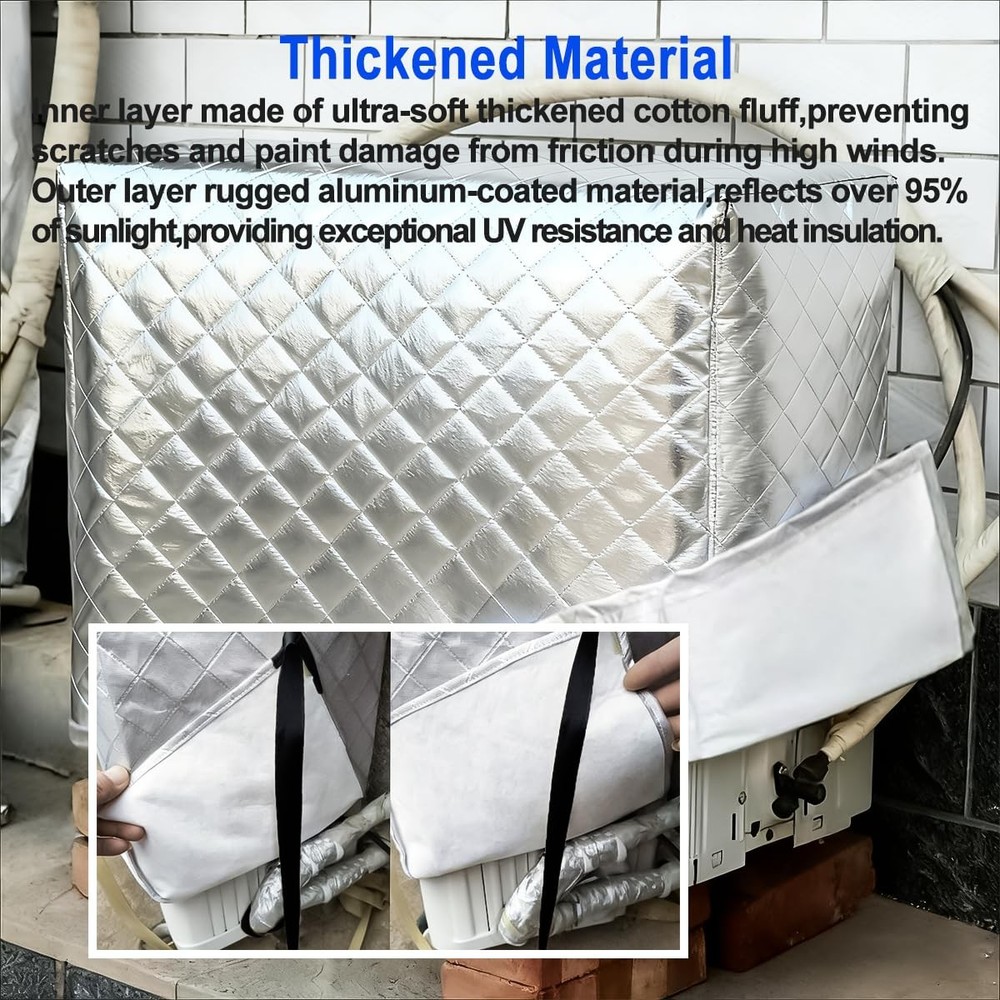 Heavy-Duty Mini Split Cover for Conditioner, Durable Mini Split Ac Cover for ...