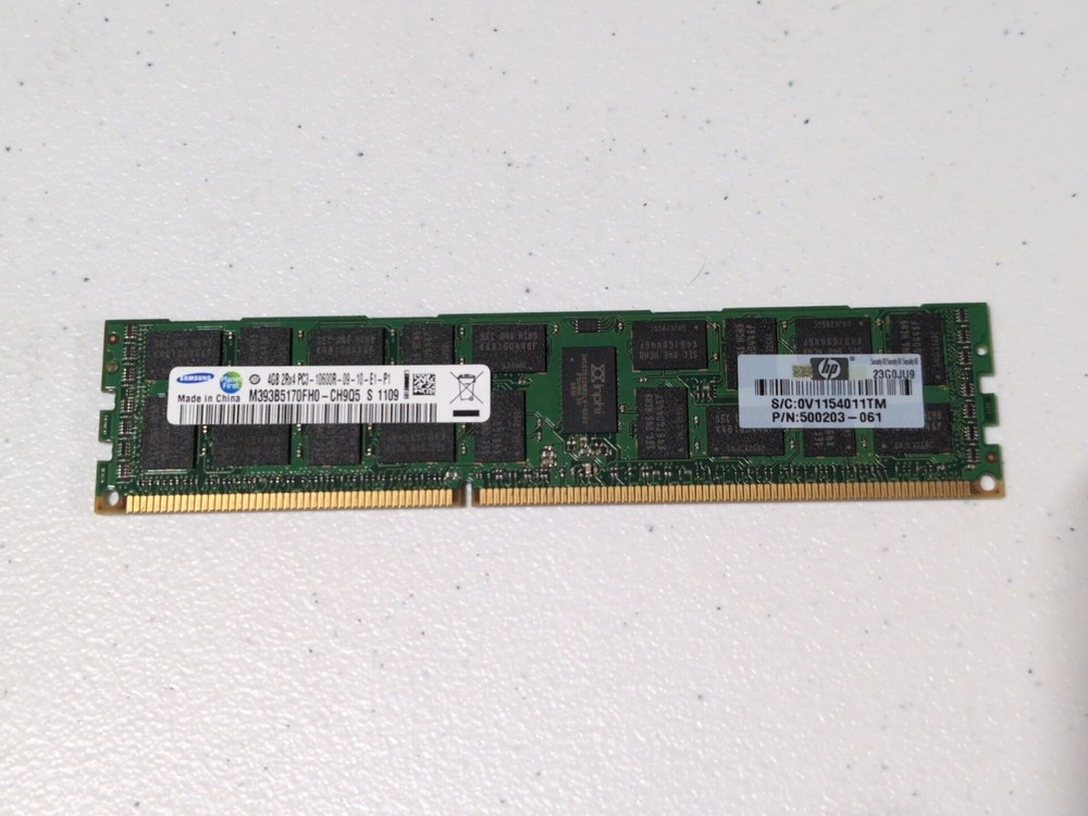 Samsung 4GB 2Rx4 PC3-10600R DDR3 Memory Module