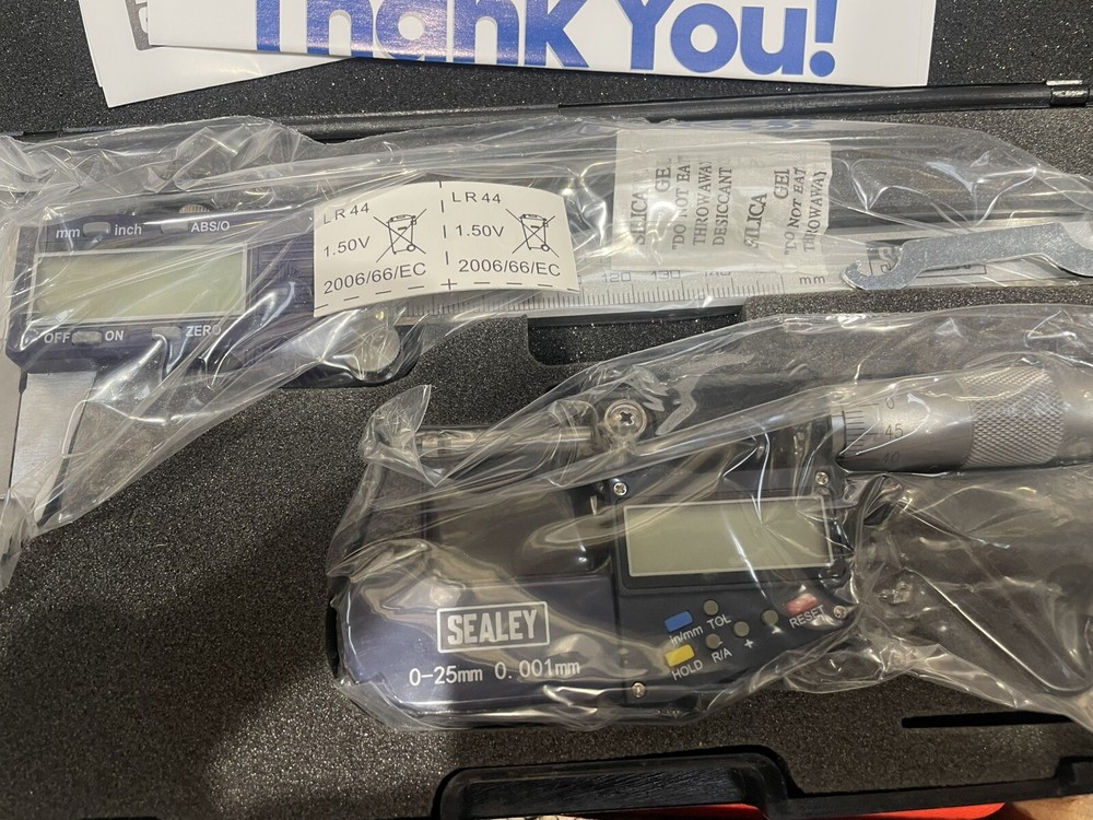 Sealey Digital Measuring Set 2pc AK9637D (A)