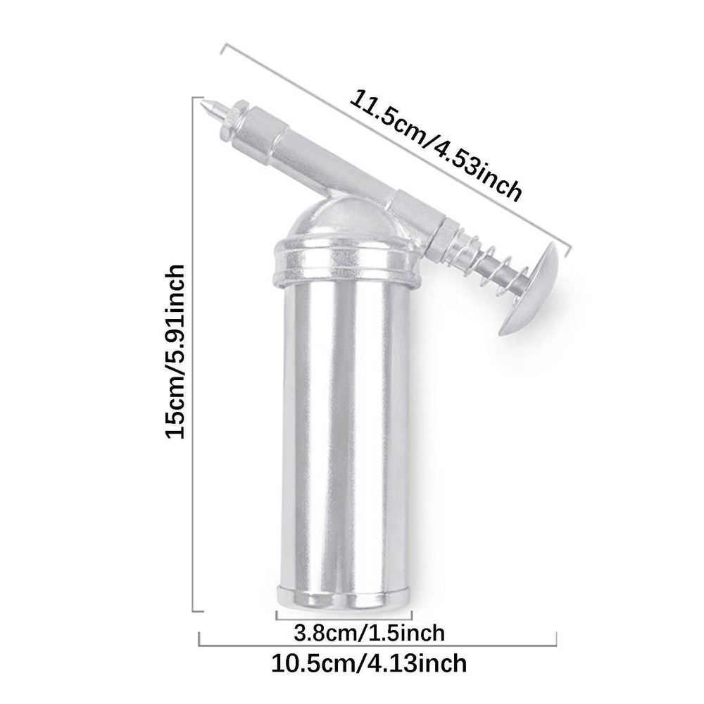 Mini Grease Injector Tool Manual Push Type Nozzle