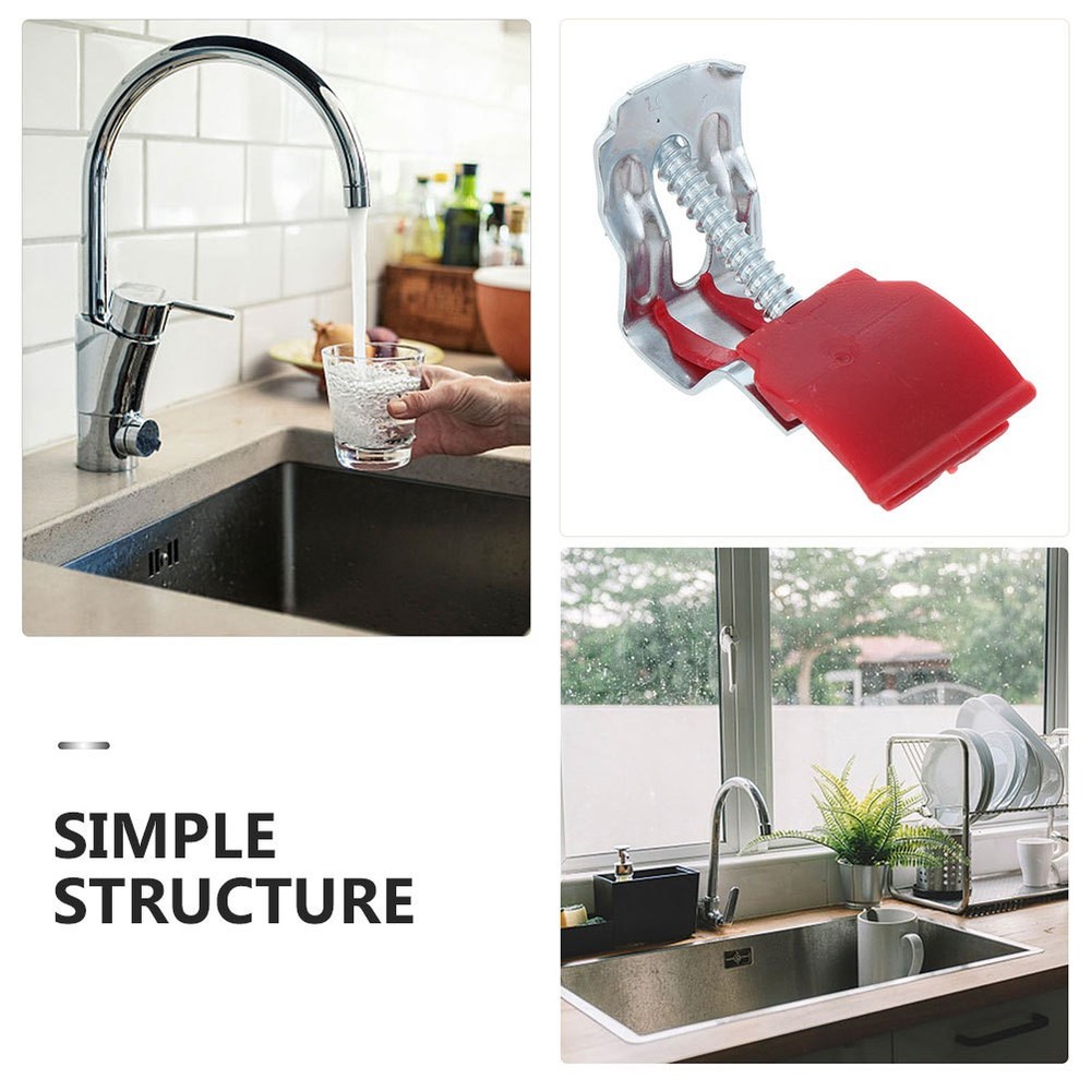 8 Pcs Kitchen Sink Fixed Clamps Adjustable Arch Design Mounting Clips