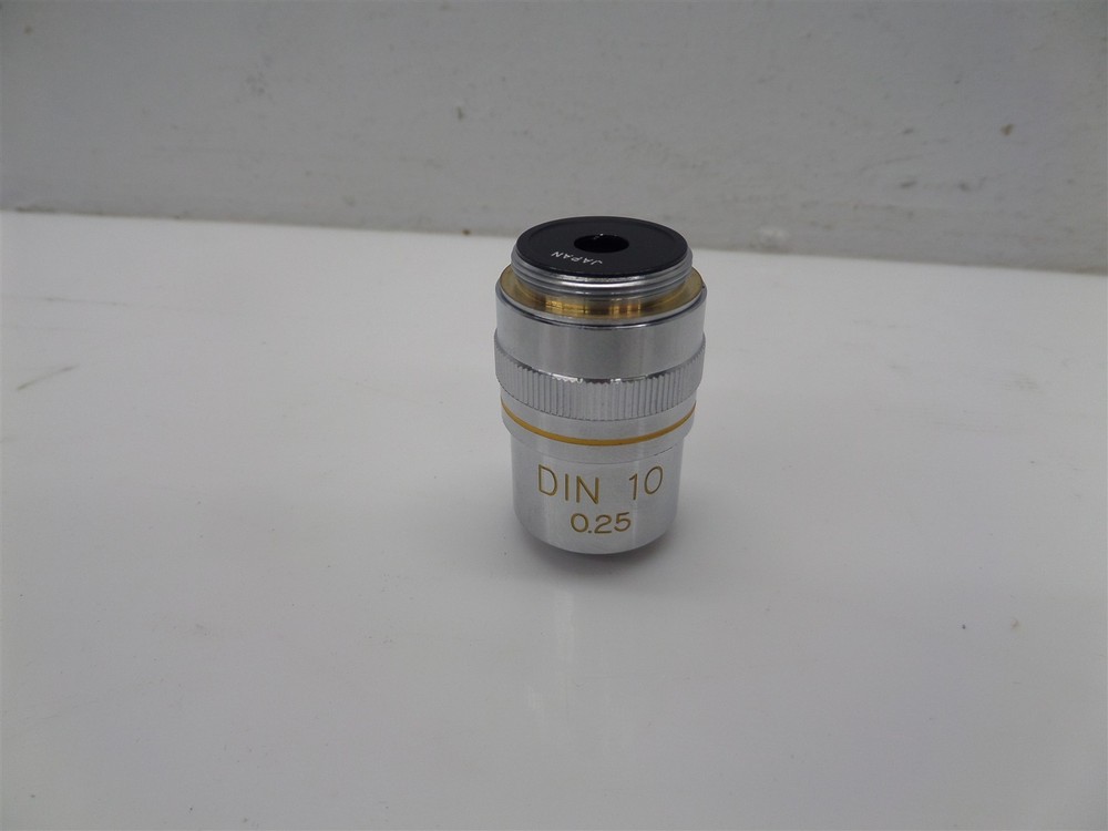 Edmund Micro Plan DIN 10 0.25 Microscope Objective Lens