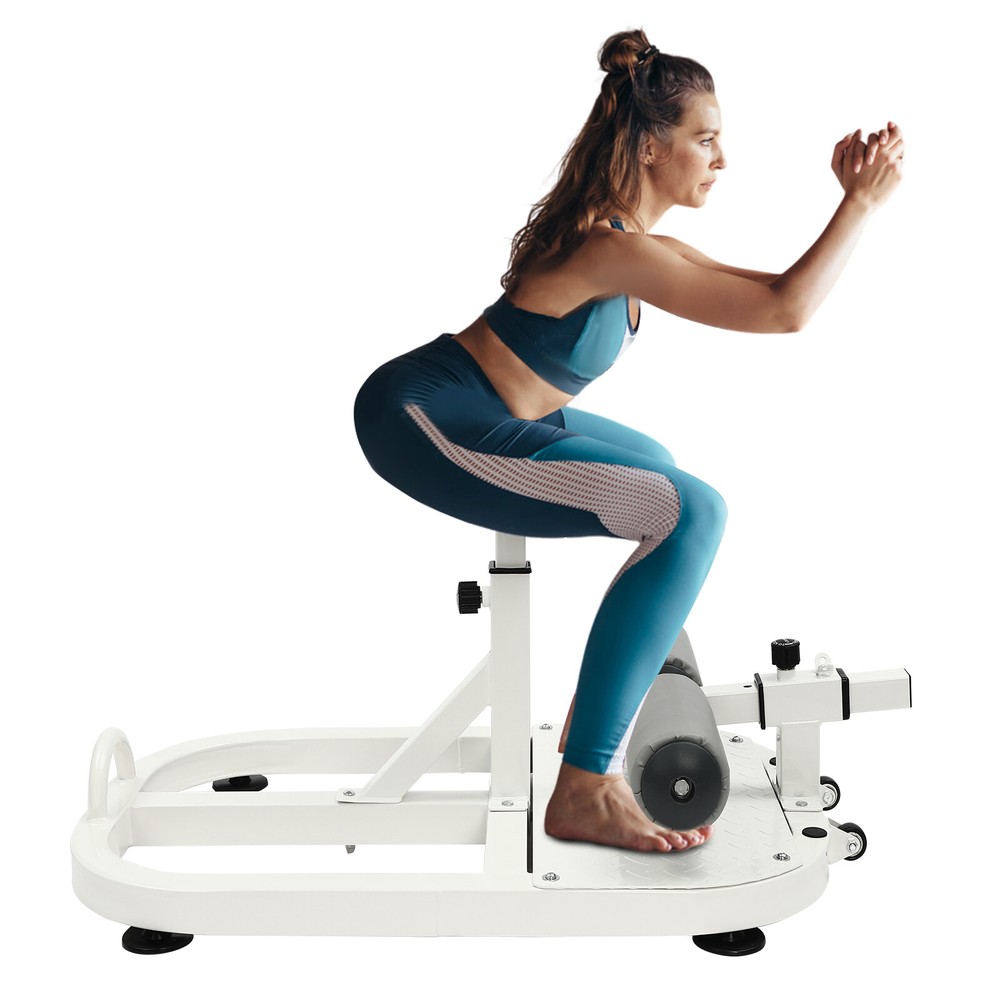 Multi-Function Deep Squat Bench, Home Gym Workout Station Leg Exercise Machine