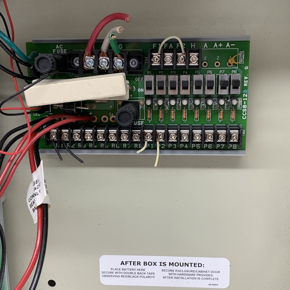 Securitron BPS-12-6 BPS Boxed Power Supply 12VDC 6A