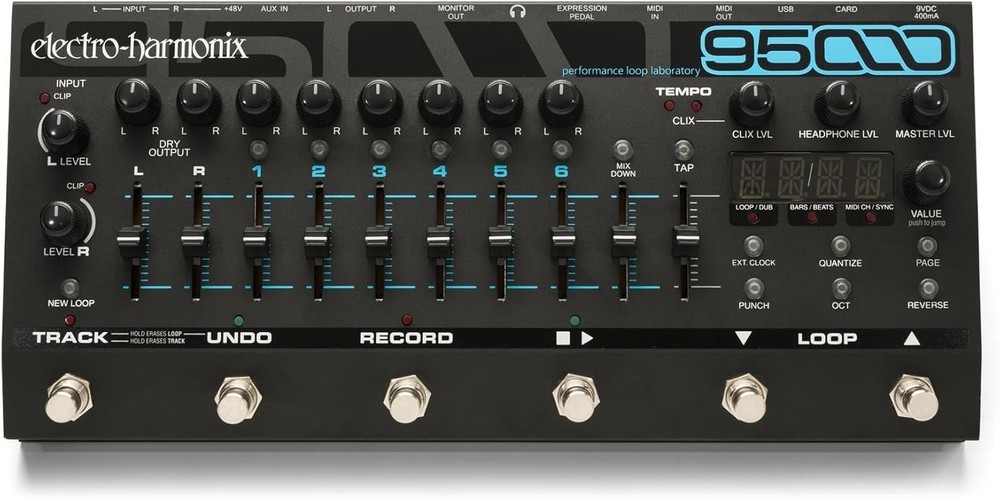 Electro-Harmonix 95000 Performance Loop Laboratory Looper Black New