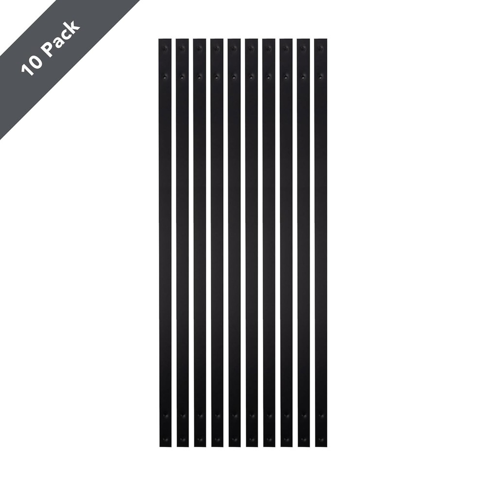 Deckorators 40" Traditional Aluminum Deck Baluster - Black (10 Pack)