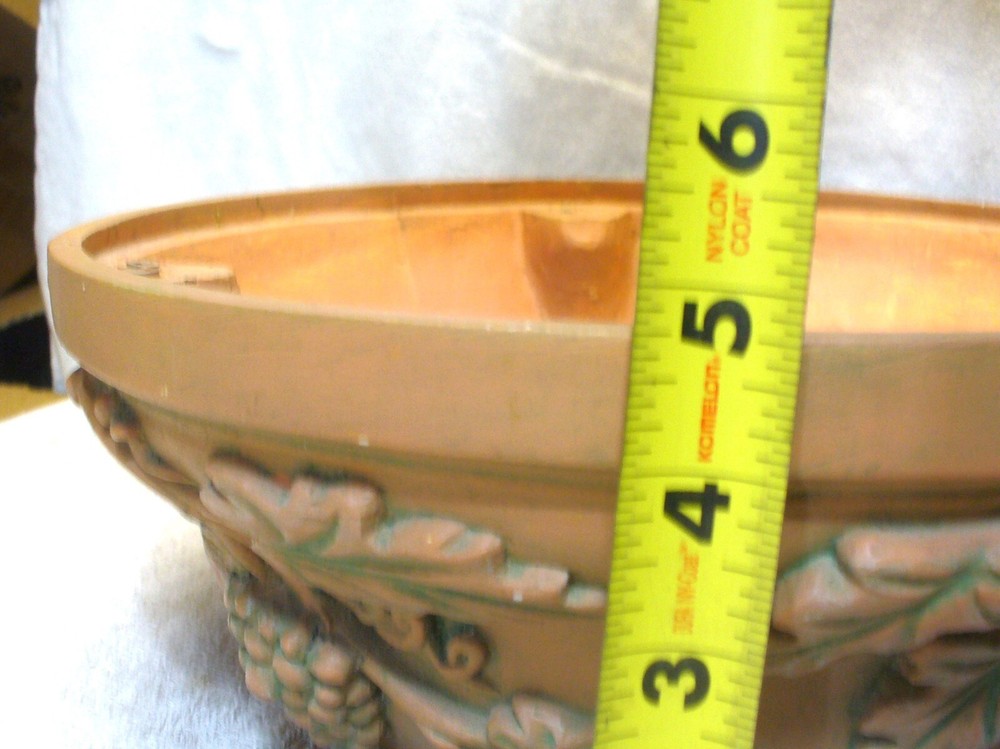 Ceramic Grape Vine Design Ceiling Fan Mount Cover or Repurpose Art / Crafts