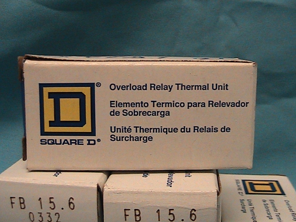 7 SQUARE D THERMAL UNITS FB15.6