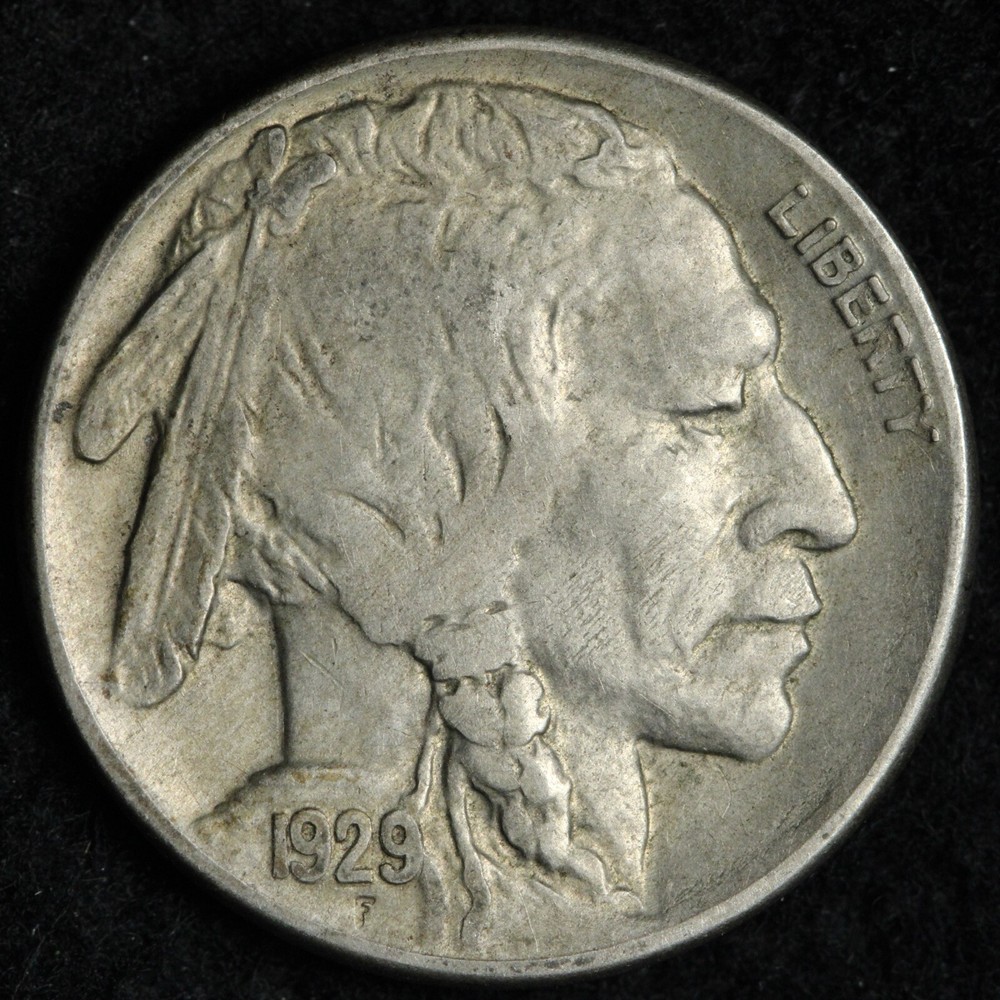 1929-S Buffalo Nickel AU E224 UCM