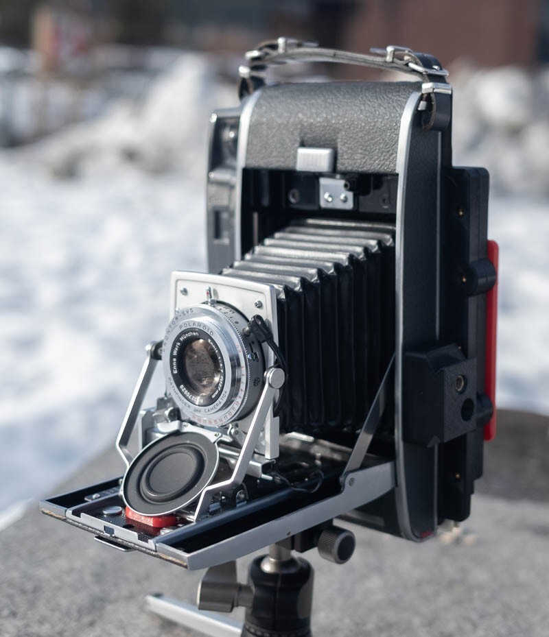 Polaroid 110A/B / 120 / 800 - 3d printed 4x5 conversion kit instructions