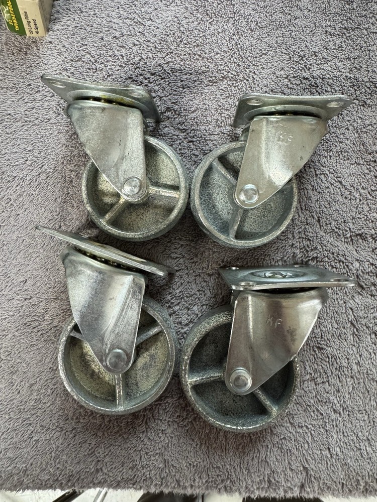 Cast Iron Caster Wheels Set Of 4