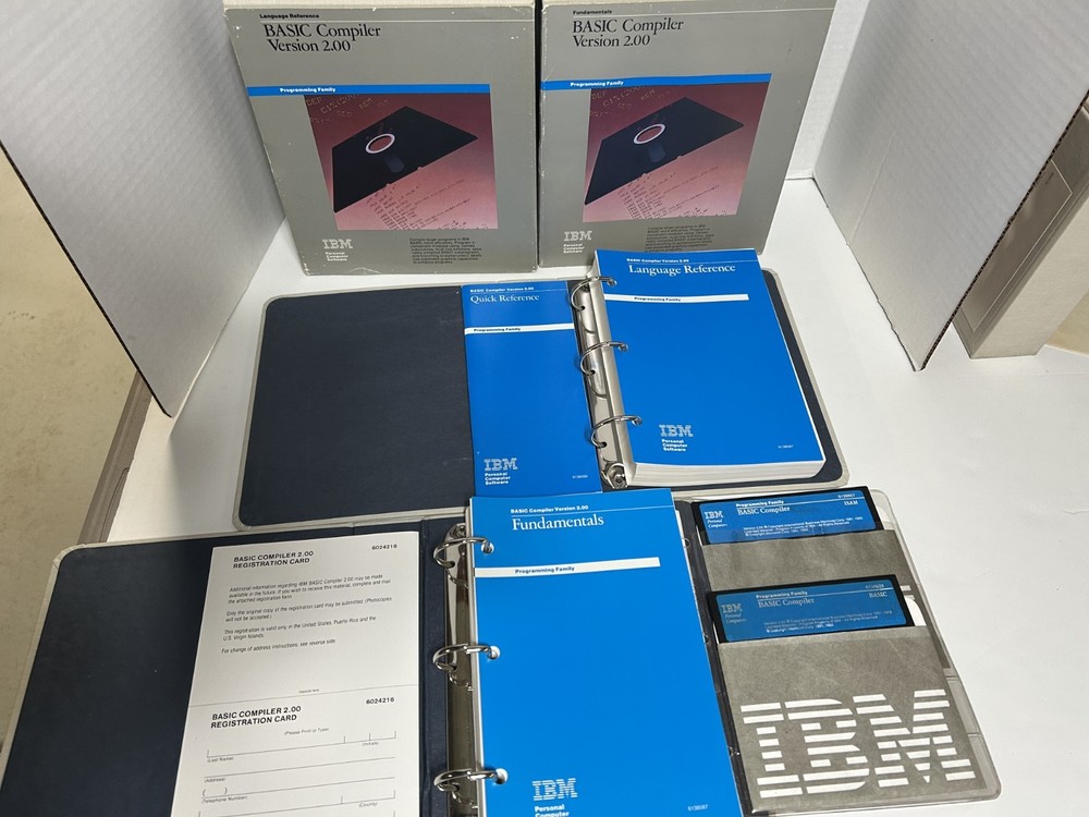 IBM Basic Compiler Vrs 2.0 Includes Software