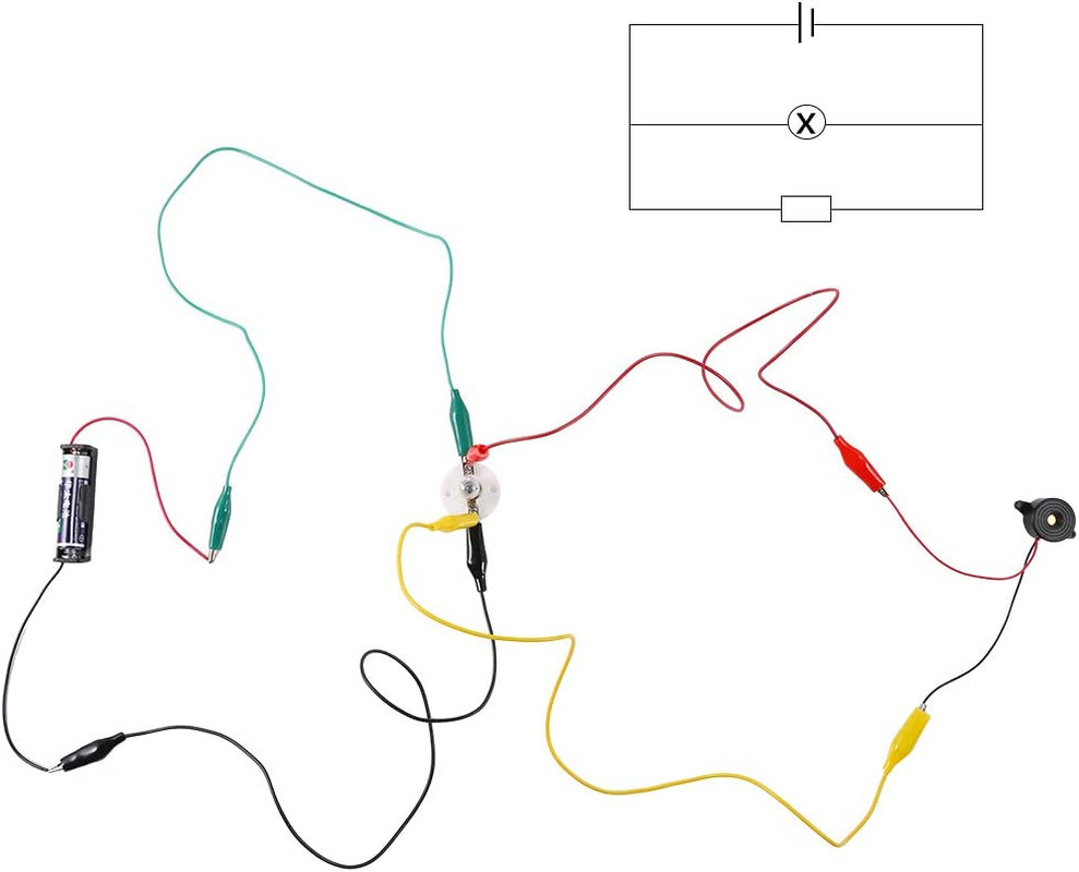 Electric Circuit Motor Kit, Science Experiment Educational Montessori Learning K