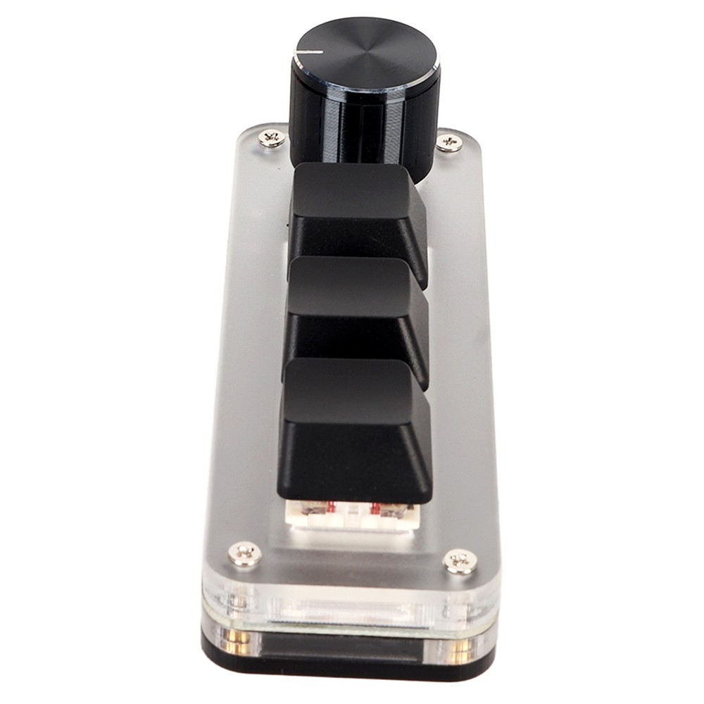 (3 Keys 1 Knob) USB Mini Key Keypad DIY Programmable Keyboard With⭐