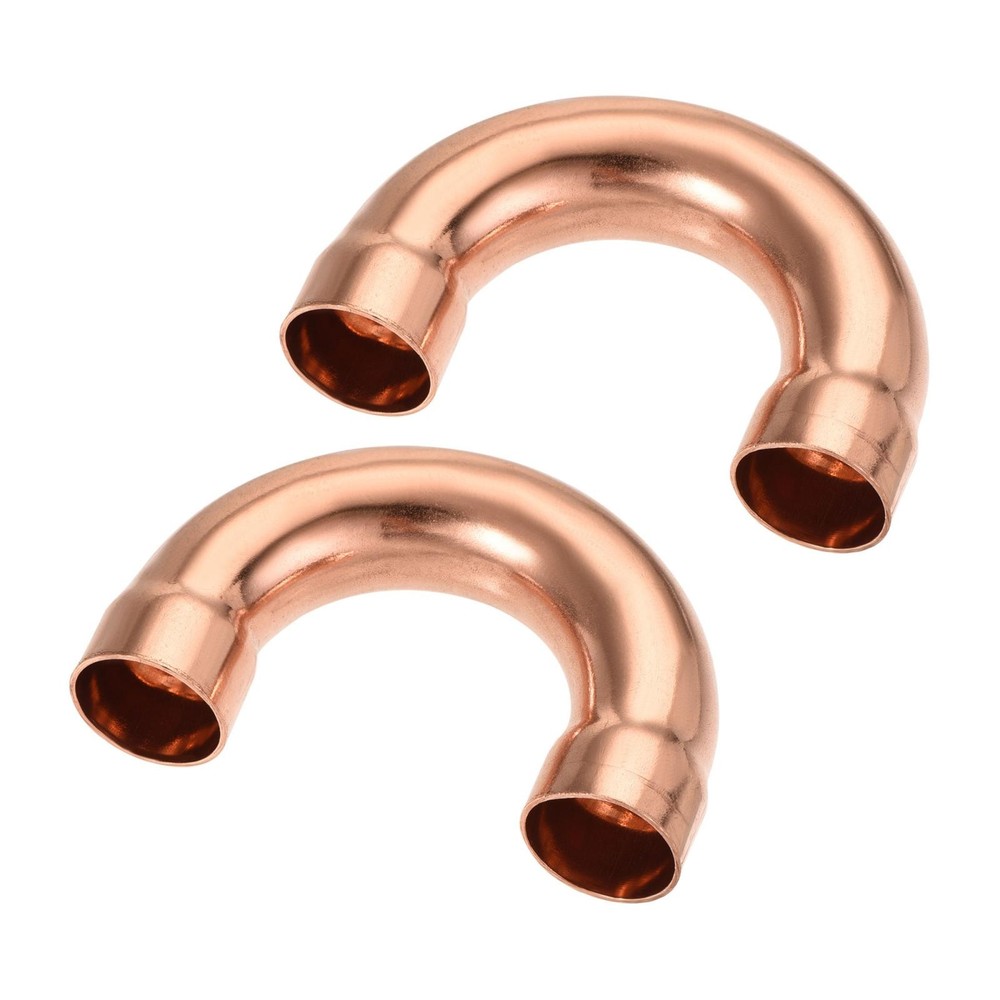 2 pack 180 Degree Return Bend Copper Fitting Elbow Connection 3/4 Inch ID