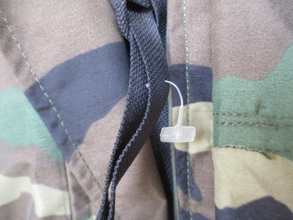 USMC 2nd Pattern Woodland BDU Gore Tex Rain Jacket, ECWCS Parka, MEDIUM LONG