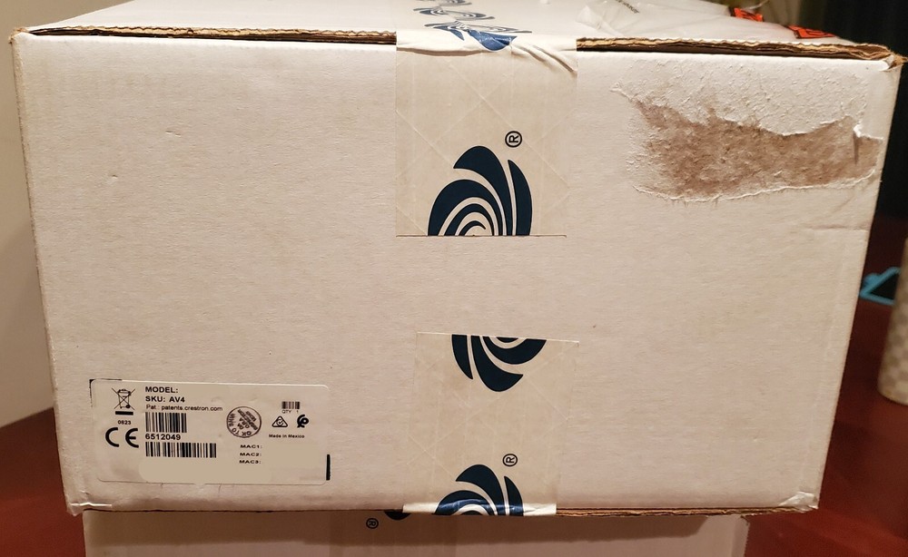 Crestron AV4 4-Series Control System Processor NEW AND UNOPENED BOX