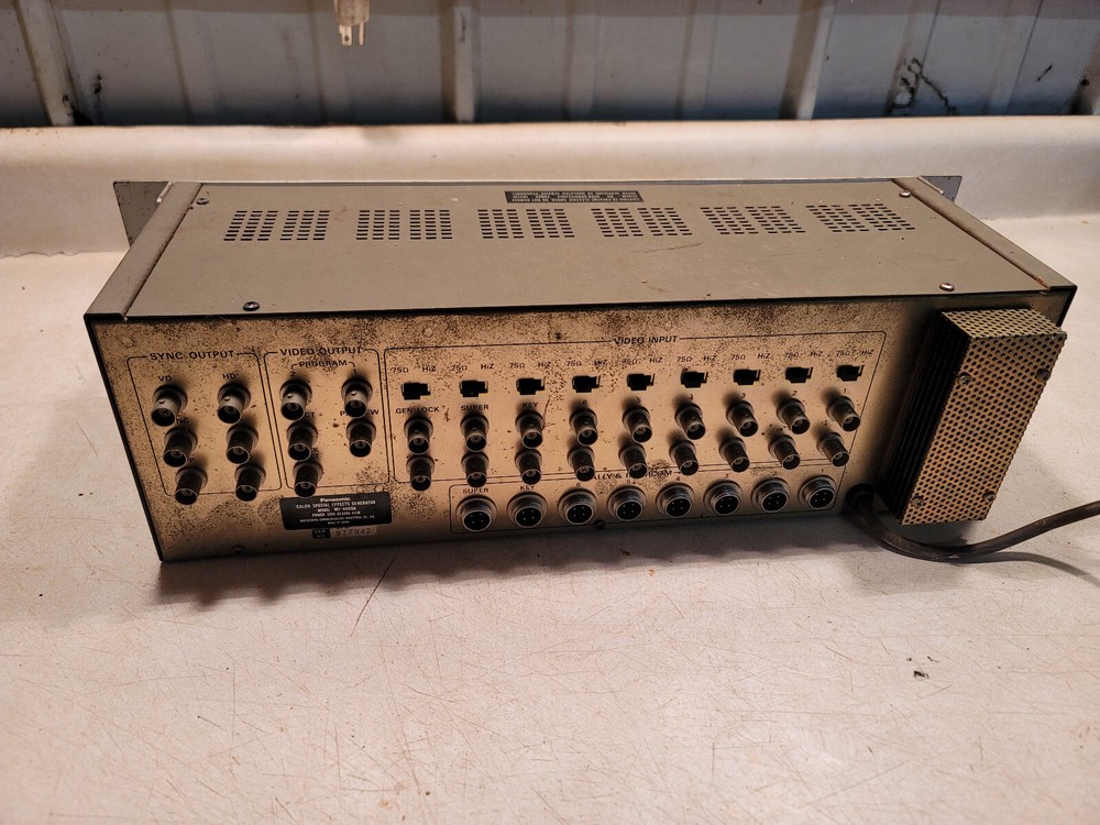 Panasonic Video Switcher & Effects Generator Model WJ-4600A Powers On AS-IS