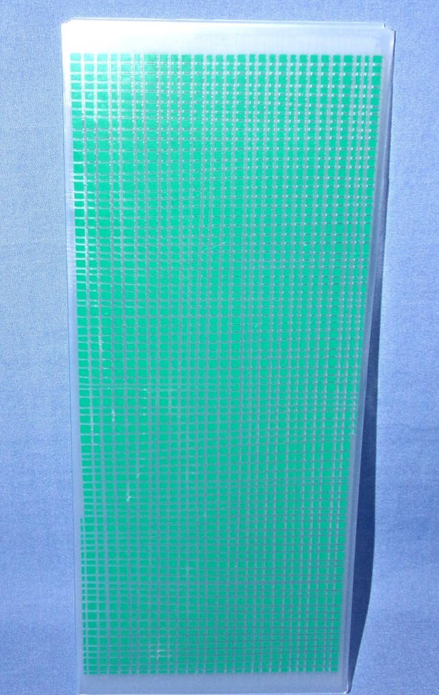 Diamond Press Slimline Embossing Folder Screen Texture Pattern Design All New