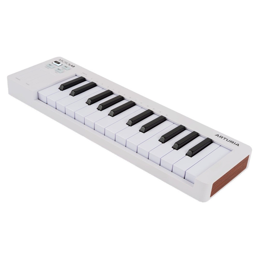 Arturia MicroLab mk3 White Ultra-Compact Studio MIDI Controller