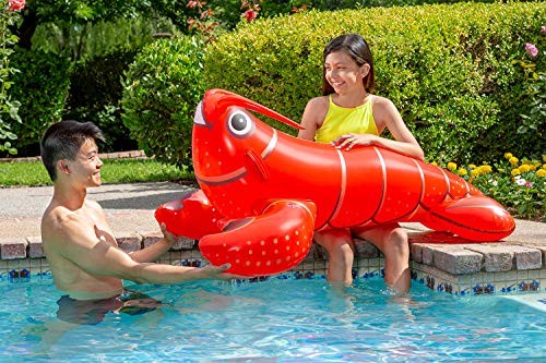 Swimming Pool Float Rider Red Lobster