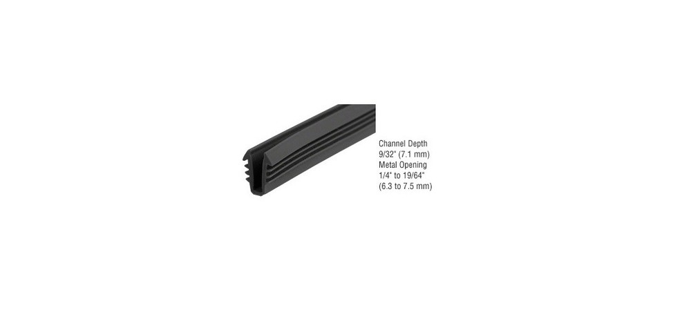 Black Glazing Vinyl 9/32 GREY G1N