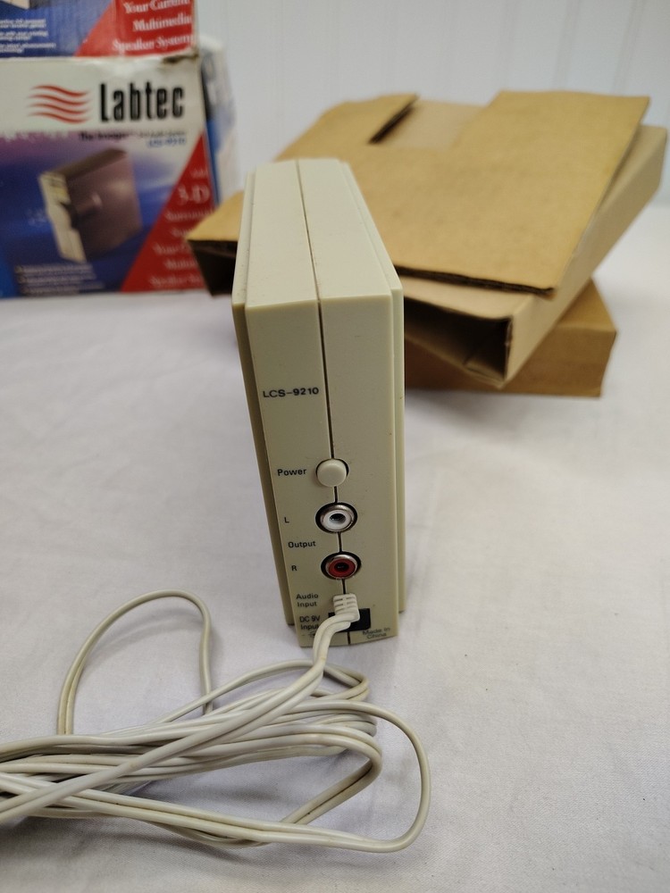 Labtec 3D Audio System LCS-9210 The Imager with Spatializer 3D Stereo Technology