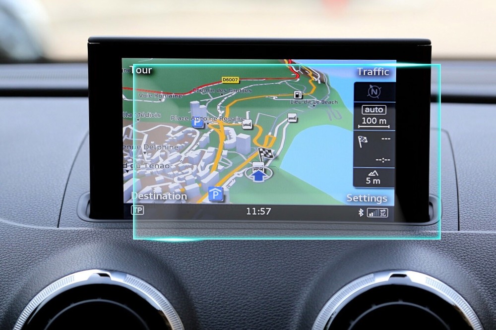 Crystal Clear Screen Protector for 2015 Audi S3 Vehicle Navigation