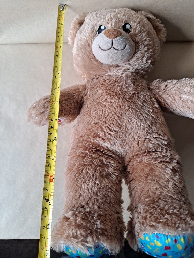 Build A Bear Happy Birthday Brown 15” Brown Teddy Plush