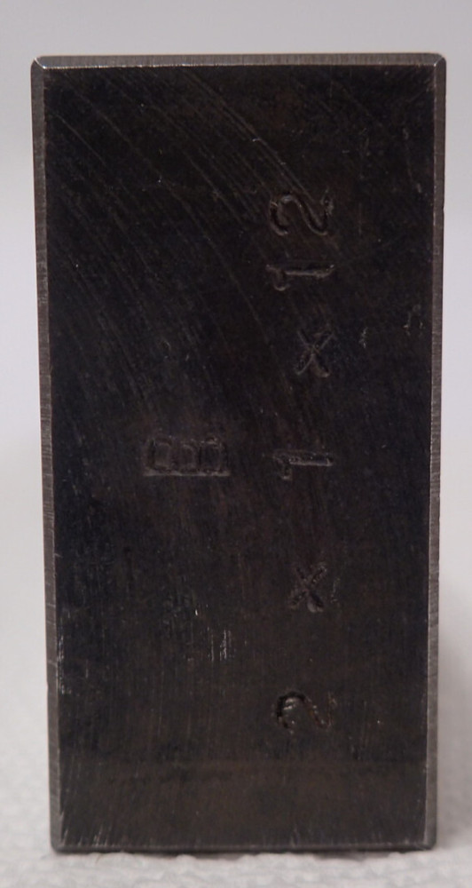 ENGINEERS PARALLELS STEEL BLOCKS 2x1x12''