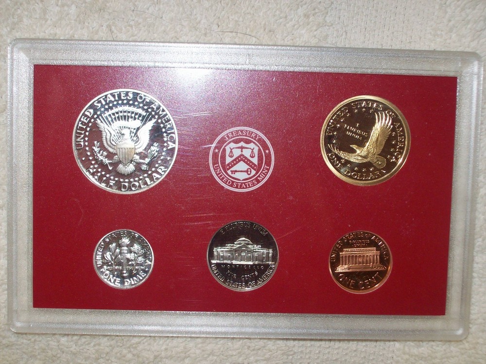 2002 SILVER PROOF SET 5 COIN