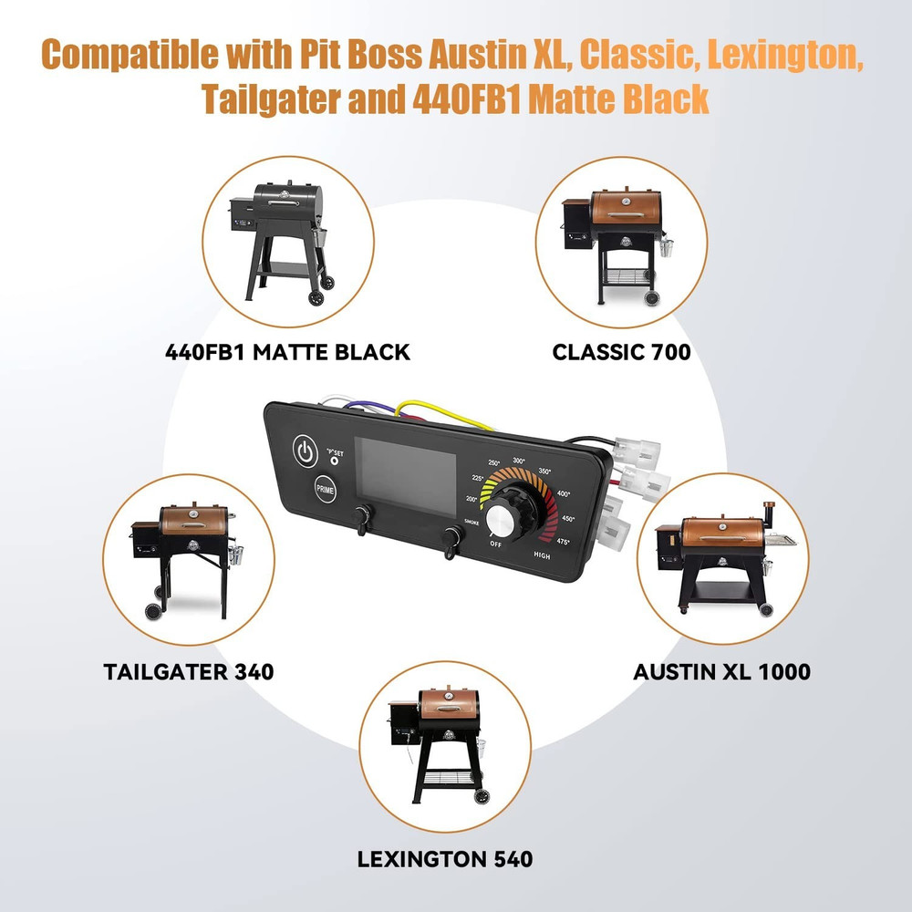 Upgraded Circuit Board for Pit Boss Wood Pellet Grills, Pit Boss Control Panel T