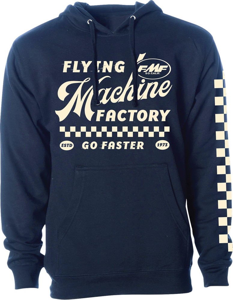 FMF Faster Mens Pullover Hoody Navy