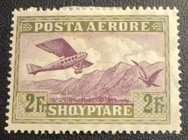Albania Stamp #C6 M-H-OG 1925 Airmail
