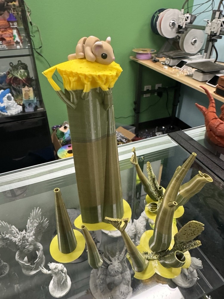 3d models Abstract Forest With creature