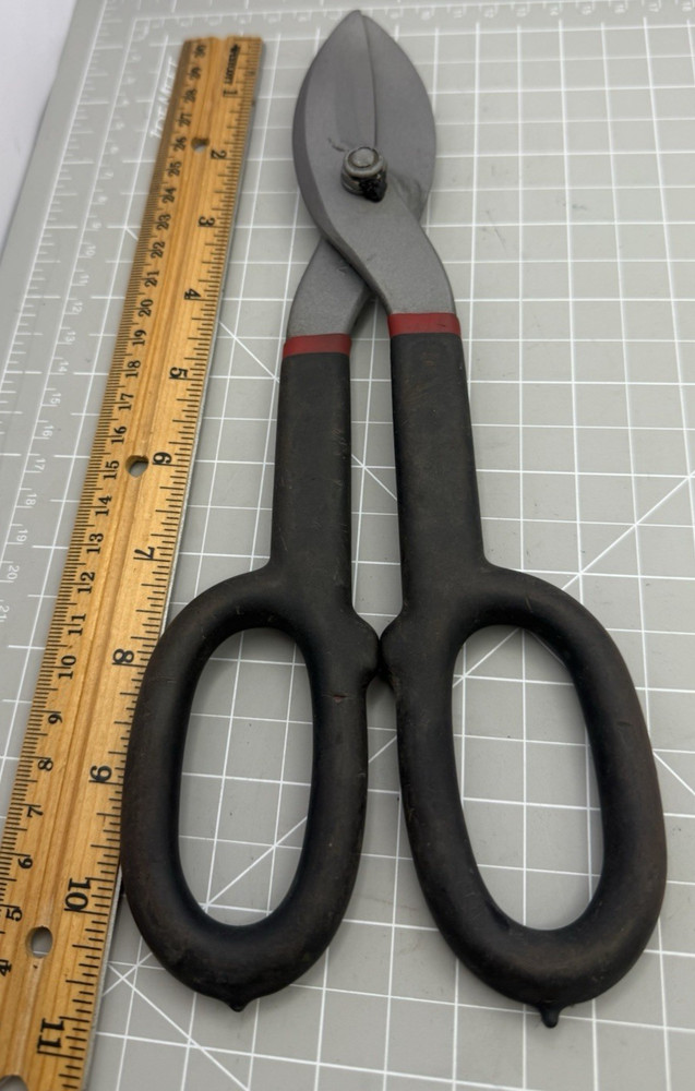 10" Heavy Duty Tin Snips Shears Pre-Owed Used