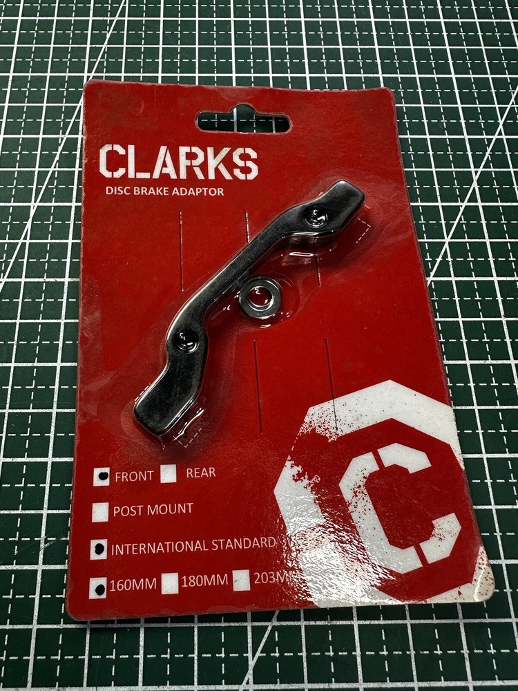 NOS Clark's Disc Brake Adapter Front 160 Post/IS Bicycle