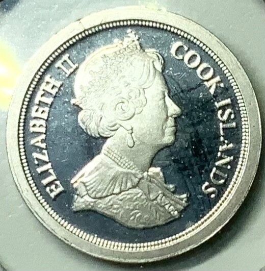 2002 Cook Islands 2 Pence (Silver Proof)