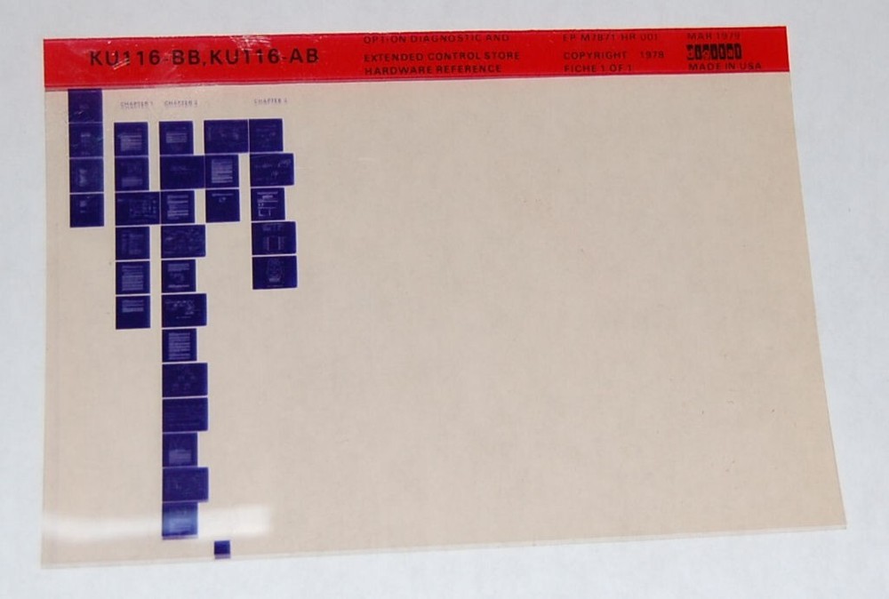 DEC KU116-BB/AB Option Diagnostic & Extended Control Store Hardware Reference