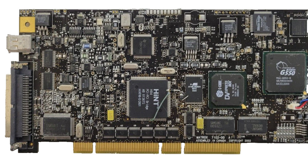 Matrox 7102-00 Controller Board Fan Module Editing Assembly