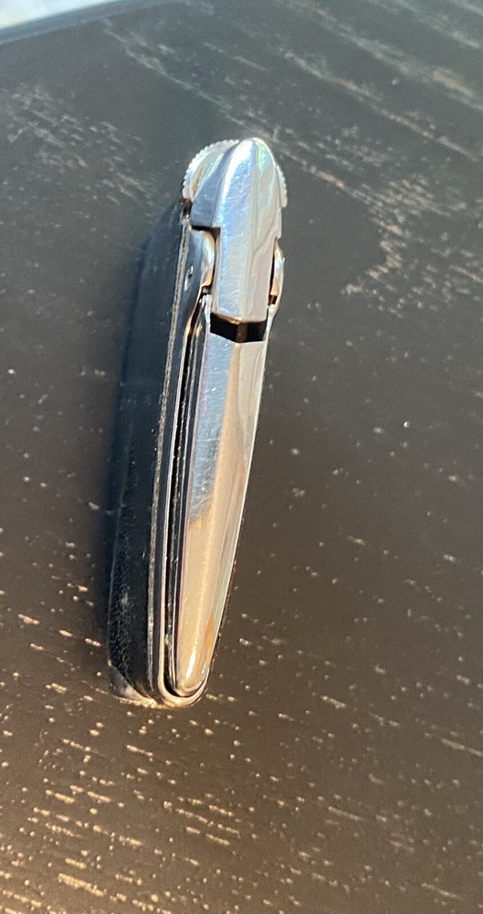 Vintage Ronson Adonis Leather Wrapped Varaflame Lighter