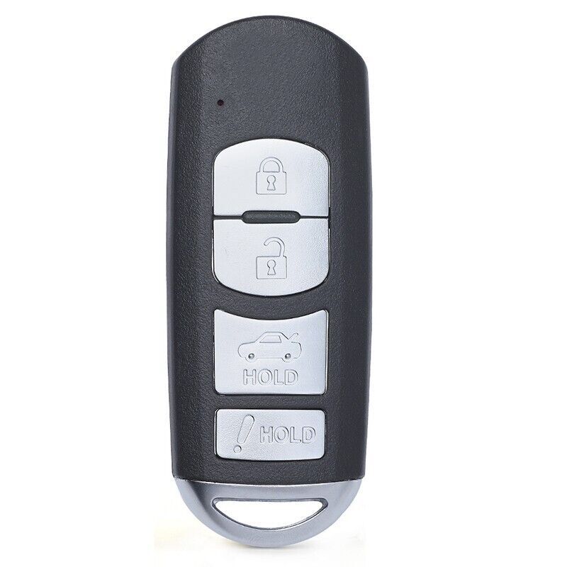 SKE13D-01 4 Button Remote Key Fob Shell Case Replacement for Mazda 3 6 2014-2018