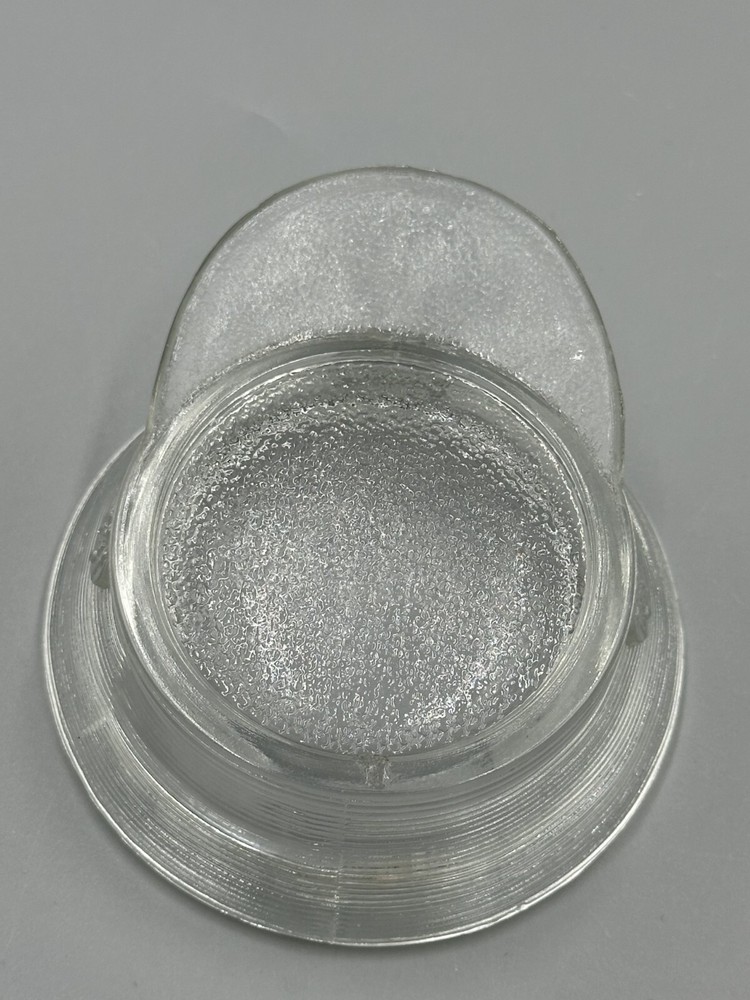 1942 MILITARY HAT Cap GLASS CANDY CONTAINER Vintage E&A 131