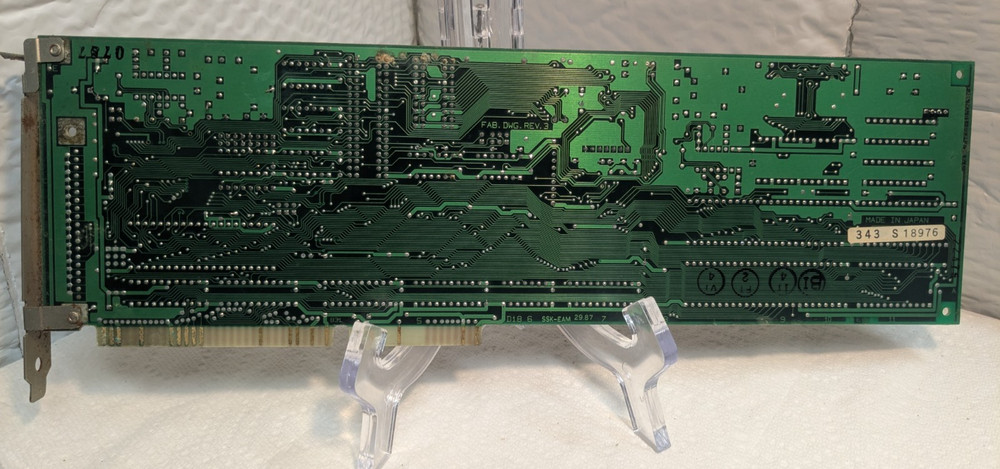 Data Tech Corp DTC 16-bit ISA MFM Hard Drive Controller Card IBM 386 5280 CRA