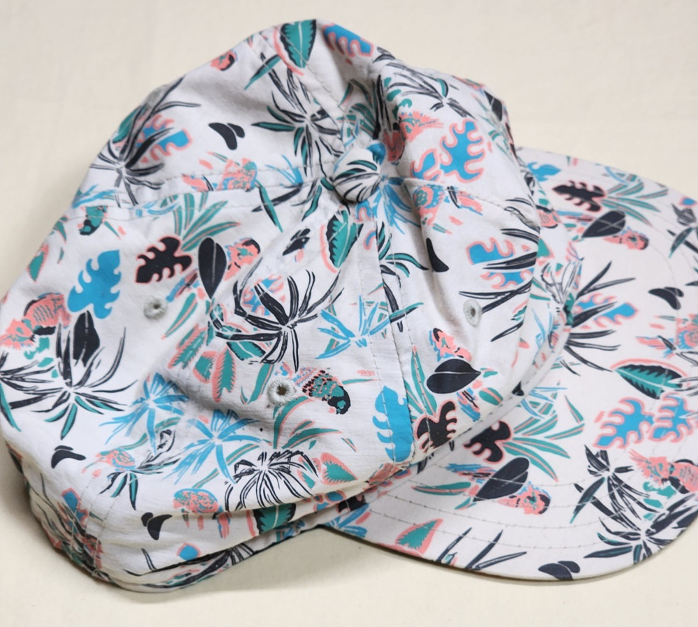 Vans Hat Cap Youth Canvas Adjustable Strapback Multicolor All Over Plants Print