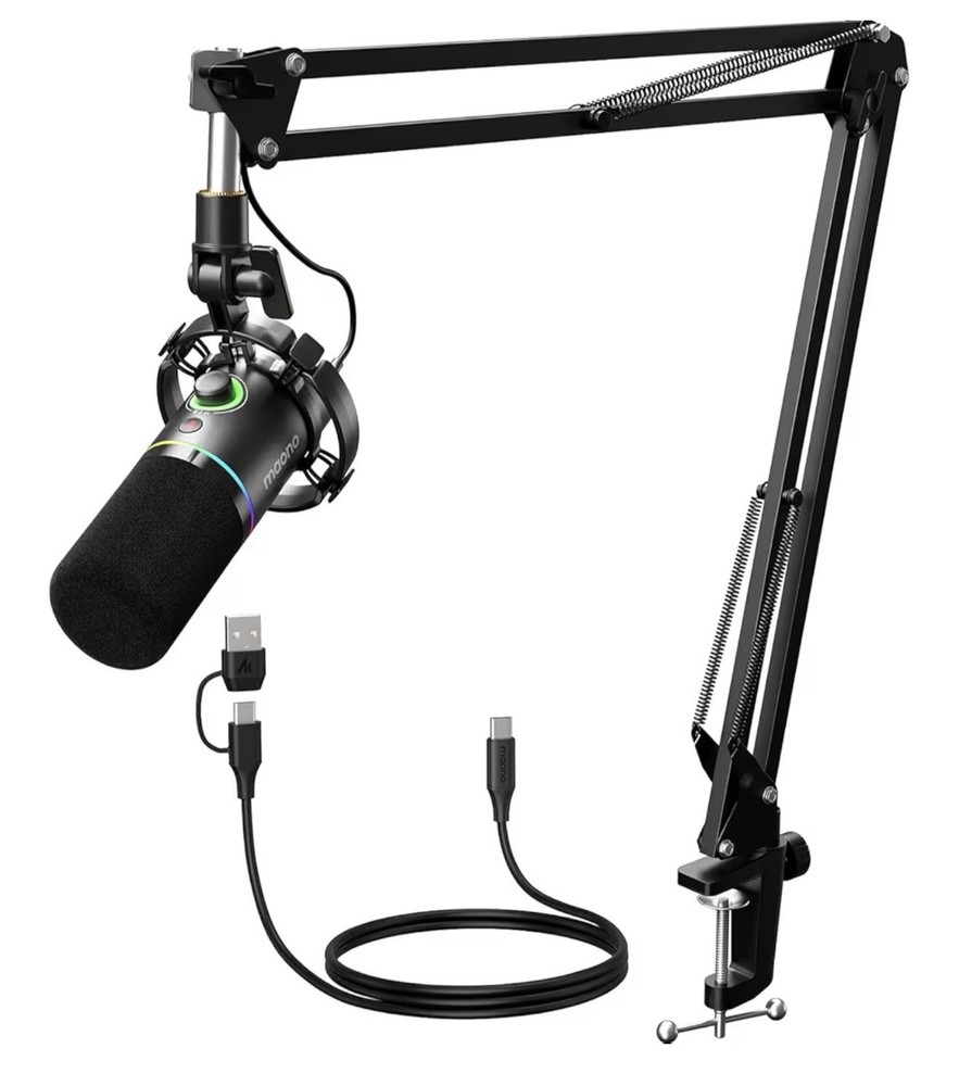 Maono Pc Gaming Microphone & Gaming Audio mixer Bundle🔥🔥🔥