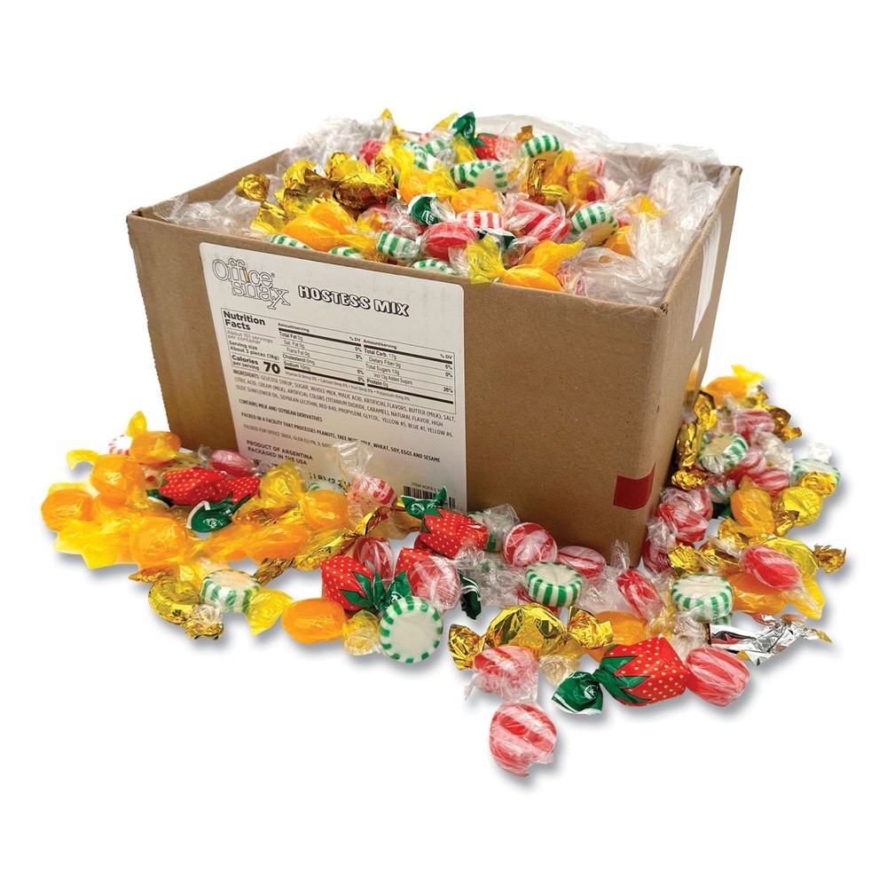 Office Snax 616 5 lbs Box Individually Wrapped Candy Assortment - Assorted New