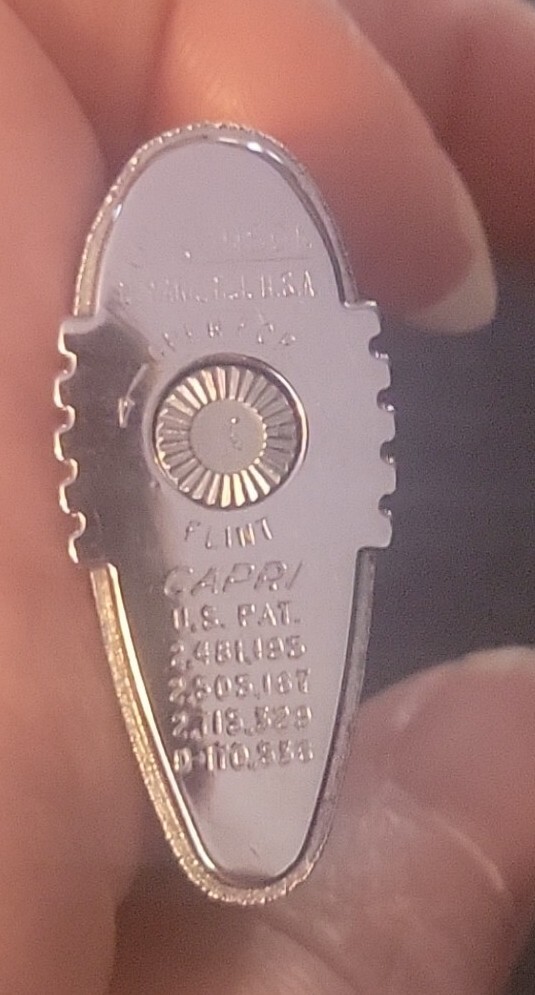 Vintage Ronson "M" engraved Lighter in Case