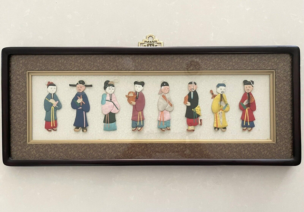 Immortals Of Eternity 8 Silk Dolls Framed