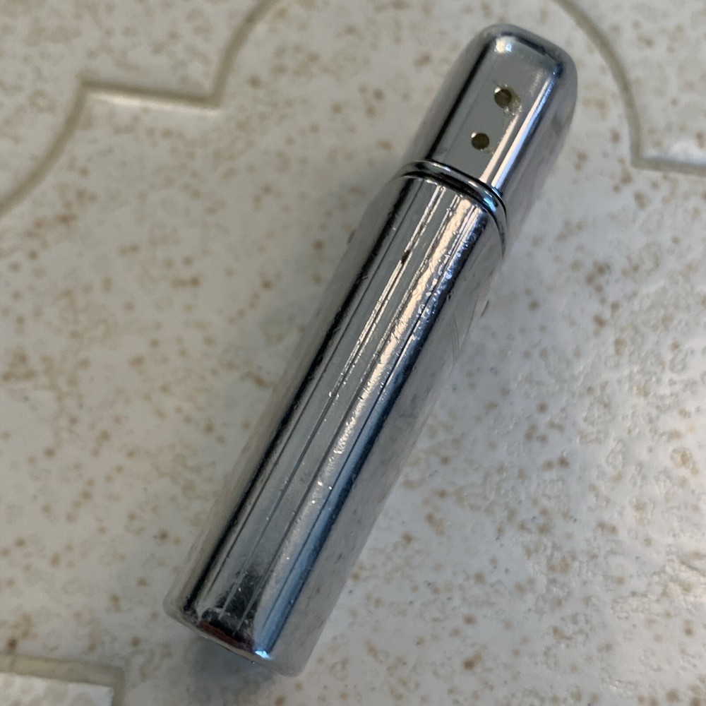 Vintage Ronson Varaflame Windlite Atomic Lighter Silver